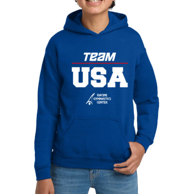 Racine Gymnastics Center - Youth Heavy Blend Hooded Sweatshirt Thumbnail