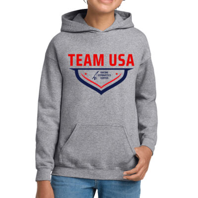 Racine Gymnastics Center - Youth Heavy Blend Hooded Sweatshirt Thumbnail