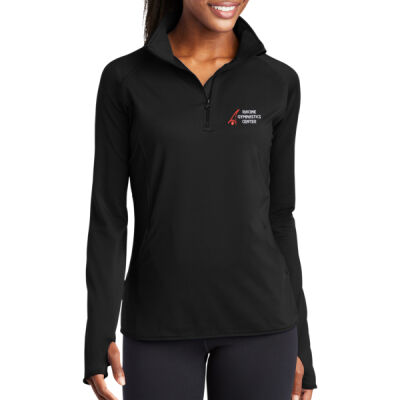 Racine Gymnastics Center - Ladies Sport Wick ® Stretch 1/4 Zip Pullover Thumbnail