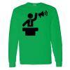 Heavy Cotton 100% Cotton Long Sleeve T Shirt Thumbnail
