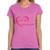 Ladies Heavy Cotton 100% Cotton T Shirt Thumbnail