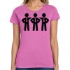 Ladies Heavy Cotton 100% Cotton T Shirt Thumbnail