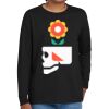Youth Heavy Cotton 100% Cotton Long Sleeve T Shirt Thumbnail
