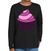 Youth Heavy Cotton 100% Cotton Long Sleeve T Shirt Thumbnail