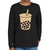 Youth Heavy Cotton 100% Cotton Long Sleeve T Shirt Thumbnail