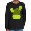 Youth Heavy Cotton 100% Cotton Long Sleeve T Shirt Thumbnail